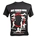 Lectro Men's One Punch Man Workout Training Saitama Funny T-Shirt Dark Grey Large