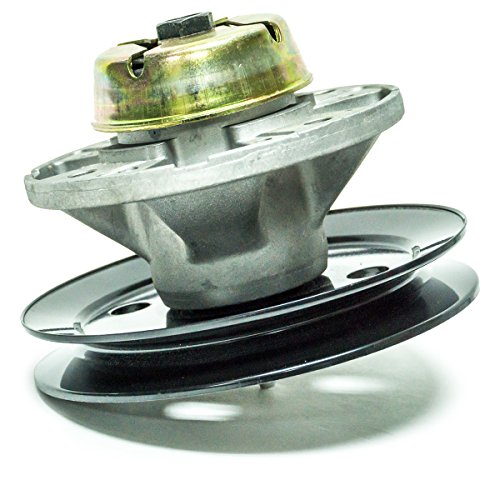 3PK Spindle Assembly w/Pulley for John Deere Mowers Replaces AM121342, AM121229