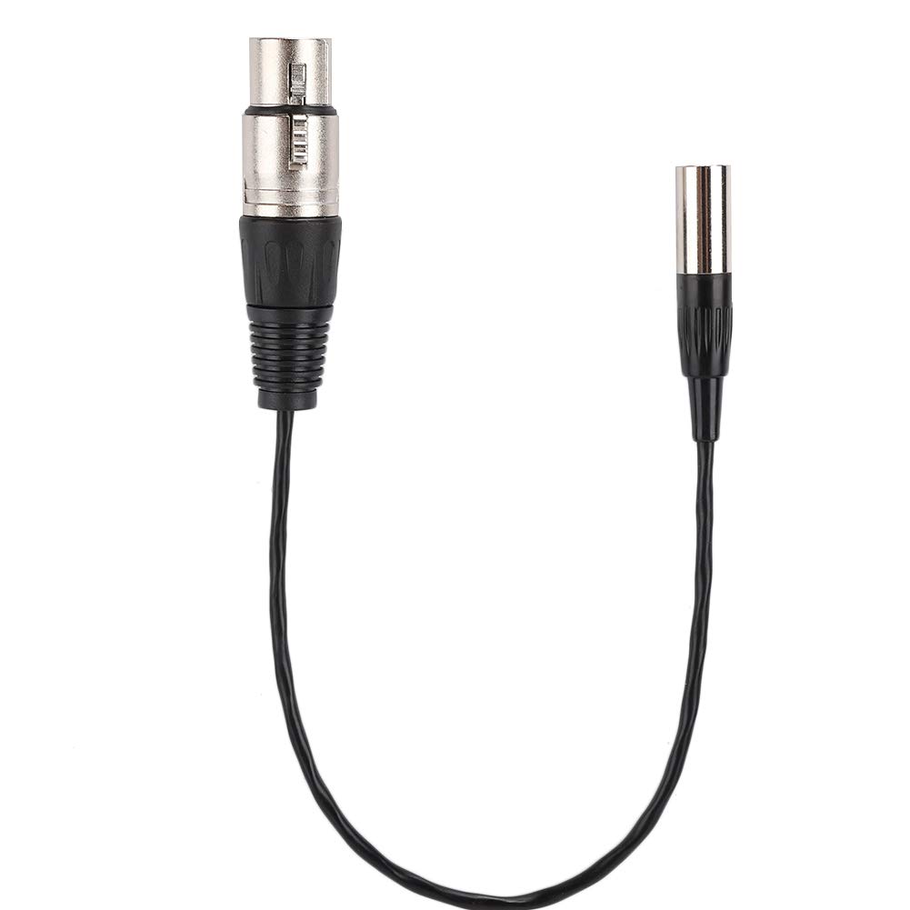 AWEHIRU Mini XLR 3pin Male to XLR 3pin Female Aluminum Foil Shielded Copper Wire Audio Cable，Shielded and Balanced Microphone Cable for Most Demanding Studio/Broadcast Use