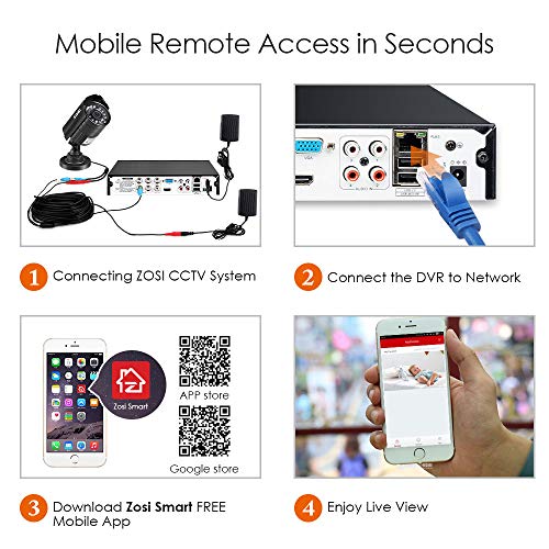 6 ZOSI+Security+Recorder+Weatherproof+Smartphone