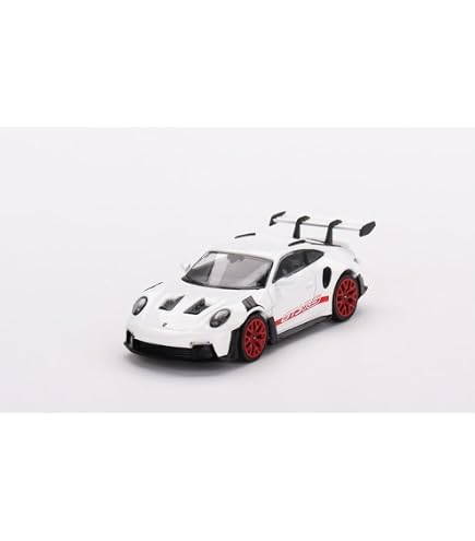 Figurine Et Camion Plateau 1:64 Porsche 992 GT3 RS Rose - Time Micro - Modèle Die-cast Neuf