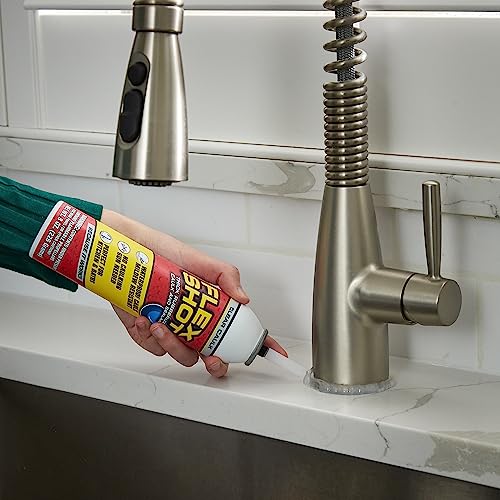 Flex Shot Rubber Adhesive Sealant Caulk, 8oz, Clear Pricepulse