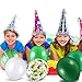 60 Pieces 12 Inch Green and White Balloons Green Marble Confetti Agate Balloons for Summer Hawaiian Jungle Animal Baby Shower Wedding Office Birthday Party Decoration Supplies