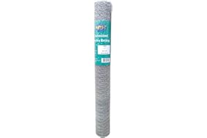 MTB SUPPLY MTB 20GA Galvanized Hexagonal Poultry Netting Chicken Wire 36 inches x 50 feet x 1 inch Mesh