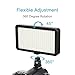 GIGALUMI W228 Video Light Ultra Thin Dimmable Photo Studio Camera Video Panel Light with Battery and Charger, LED Light for Canon Nikon DSLR Cameras/Camcorder