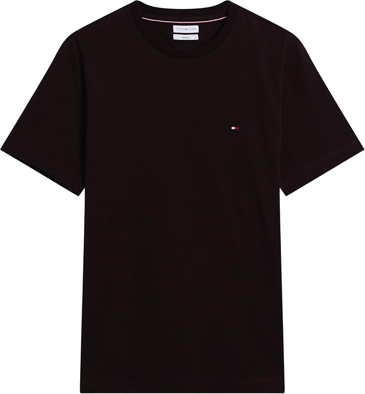 ESS Seasonal Reg Fit Solid Mw0mw39995 S/S T-shirt para homens, chocolate, L — foto 5 de 5