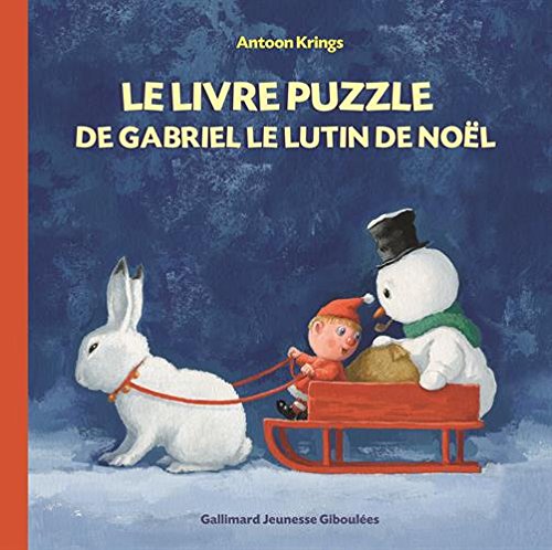 Le  livre puzzle de Gabriel le lutin de Noël