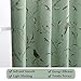 H.VERSAILTEX Turquoise Birds Country Style Pattern Thermal Insulated Blackout Curtains for Bedroom, Grommet Top, Set of 1 Panel, W52 x L84 Inch