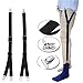 CHANGPING Mens Shirt Stays Y Style Elastic Sock Suspenders Garter Straps 0.8