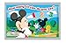 Disney Mickey Mouse Table Topper Disposable Stick-on Placemats in Reusable Package, 12