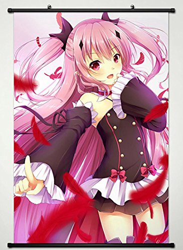 Wall Scroll Poster Fabric Painting For Anime Seraph of the End Krul Tepes 047