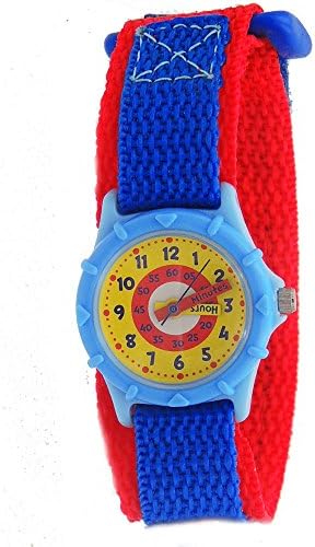 Kid's Easy Read Military Time Watch with Multi Color Band