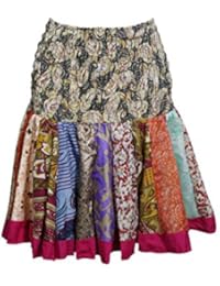 Women's Mini Skirt Flirty Pink Swinging Flare Skater Short Skirts OneSize