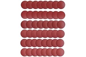 Saiper 48pcs 6 Inch PSA Sanding Discs Pad NO-Hole Self Adhsive Back Aluminum Oxide Sander Disk 80/100/120/180/240/400 Grit Sa