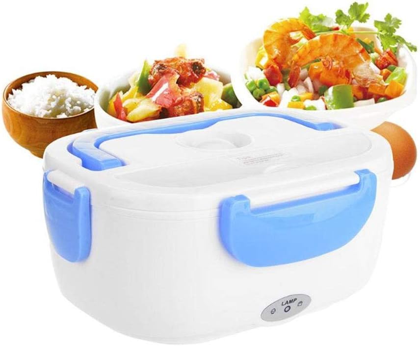 1.2L Portable Electric Heating Lunch Box Food Storage Toursion Portable Food Heater Car and Home Warmer Removable Lunch Container, for Car