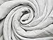 Sugar & Spice 3 pack Super Soft Muslin Baby Swaddle Blankets, Silver, White and Grey