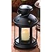 Accent Plus Zingz & Thingz Classic Farmhouse Collection Colonial Candle Lamp, 5x5x9.5, Black