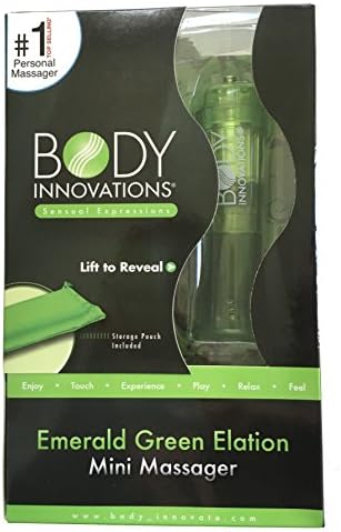 Therapeutic Emerald Green Elation Personal Mini Massager Cordless