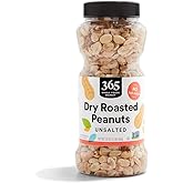 365 by Whole Foods Market, Dry Roasted and Unsalted Peanuts, 16 Ounce
