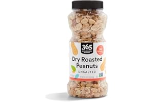 365 by Whole Foods Market, Dry Roasted and Unsalted Peanuts, 16 Ounce