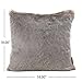 Christopher Knight Home Elise Fabric Pillows with Polyester Fiber Fill, 2-Pcs Set, Light Brown