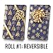 WEVYHFS SPORTS Amkuqzt Red + Silver Reversible Wrapping Paper Set: 4 Rolls (8 Designs) of Premium Gift Wrap (80 sq. ft.) with 30 Coordinated Bows, 2 Spools of Ribbons, and 24 Gift Tags