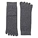 VWELL Toe Socks for Men Women Ankle Cotton Five Fingers Socks Low Cut Athletic Running Socks 4 Pairs Size 8-11