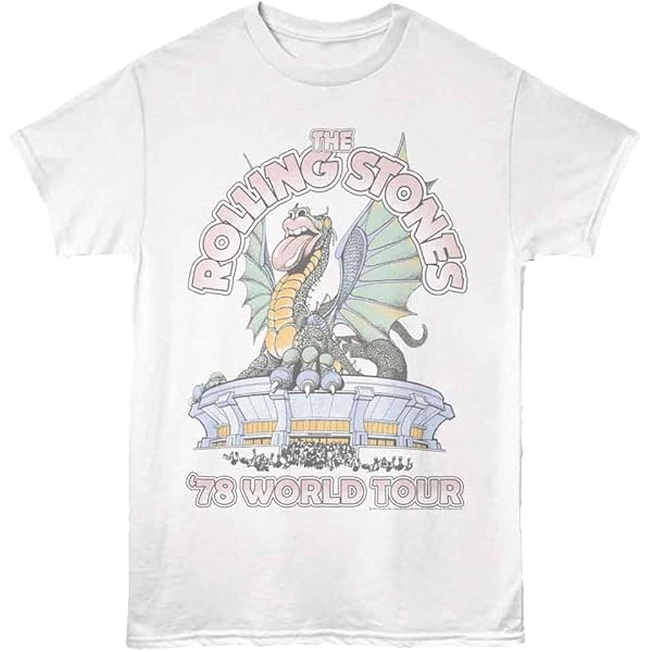 Amazon.com: The Rolling Stones T Shirt 81 Tour Dragon Band