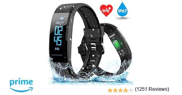 ELEGIANT Pulsera de Actividad Inteligente Reloj Deportivo IP67 ...