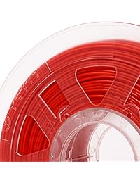 gizmodorks filamento PLA (1,75 mm, 1 kg, para impresoras 3d, opaco rojo