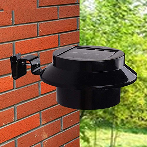 INorton Solar Lights, Outdoor Sensor Sun Powered Energy Saving Night Utility Security Lamp Lights for Front Door,Outside Wall,Back Yard,Garage,Garden,Fence