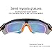 Duco POLARIZED Sports Sunglasses Cycling Glasses With 5 Interchangeable Lenses 0028