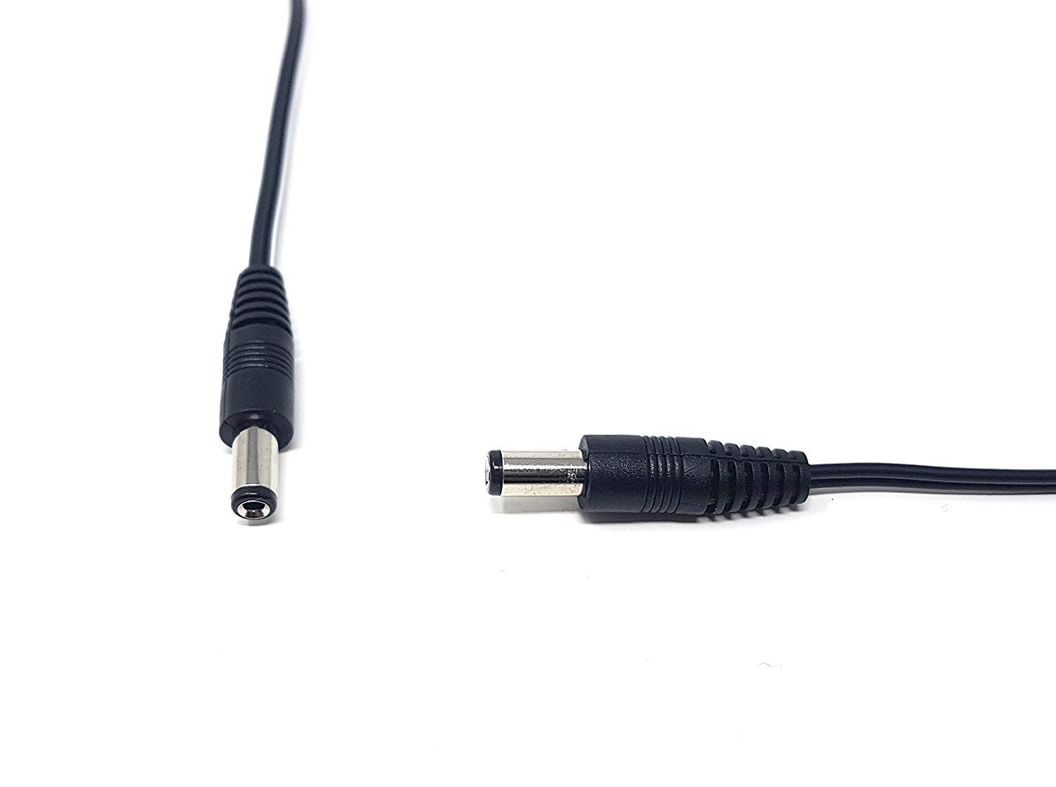 MainCore 2m long 2.5mm x 5.5mm DC Power Cable Lead/Male to Male/for CCTV, Security Cameras, Monitor, LED Signs, Music Instruments..etc (2m)