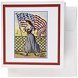 3dRose image of victorian lady in sailor dress with