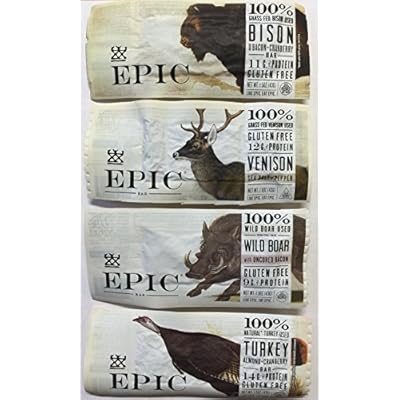 Epic - Epic Bar Sample Pack (4 Bars Total) Bison, Venison, Wild Boar, Turkey