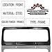 Make Auto Parts Manufacturing New Windshield Frame & Glass w/3 Pcs. Seal Kit, For Jeep Wrangler YJ, 1987-1995