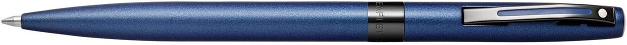 Sheaffer Reminder Matte Metallic Blue w/Glossy Black PVD Appointments Ballpoint Pen, Blue,Gray,White,Black - Image 4