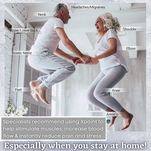 Xpoint Dual Channel Luxury TENS EMS Unit Muscle Stimulator 16 Modes