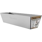 ROLLINGDOG 14 Inch Stainless Steel Mud Pan (Leakproof Welded Build) | 420 stainless steel,tight welded leakproof,easy clean,comfortable grip,drywall work for pros and home use