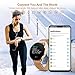 Smart Watch GOKOO for Men Women Fitness Activity Tracker Watch with All-Day Heart Rate Blood Pressure Monitor Sleep Tracker Waterproof Calorie Counter Step Stopwatch Pedometer Sport Smartwatch