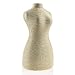 New Wayzon Linen Necklace Pendant Sweater Chain Model Jewelry Organizer Display Holder Stand(Beige)