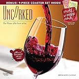 Uncorked, For Those Who Love Wine 2019 12 x 12 Inch Monthly Square Wall Calendar with Foil Stamped C by 
