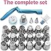 Prime Russian Piping Tips Kit for True Bakers. 27 Deluxe Stainless Steel Tip Set for Cake & Fondant Icing, Frosting & Decorating, One & Tri Color Coupler, Pastry Bags, Decoration Pen, Cupcake Plunger