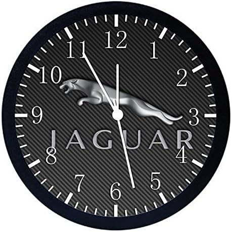 Jagura Black Frame Wall Clock 10" Will Be Nice Gift and Home Office Wall Decor W453