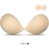 VOCH GALA Sticky Bra Push Up for Women, Strapless Backless Bras for Wedding/Parties/Events, Comfortable Adhesive