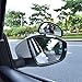 YASOKRO 360 degree adjustable Wide Angle Side Rear Mirrors blind spot Snap way rear view mirror universal (Right, Black)