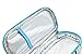 Goldwheat Insulin Cooler Travel Case Diabetic Medication Organizer Medical Cooler Bag with 2 Ice Pack Waterproof and Insulation Liner, Light Blue