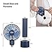 efluky Handheld Fan Portable, Small USB Desk Fan, Personal Table Fan Rechargeable Battery - 2600mAh Battery Operated Fan 5 speeds Electric Fan for Travel Office Room Household Outdoor and Indoor