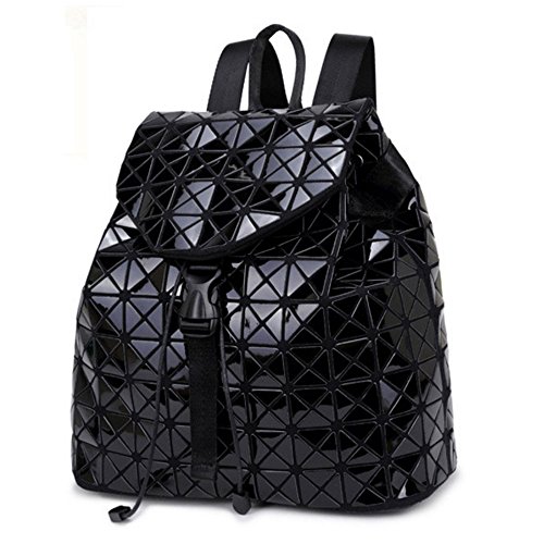 Diomo geometric lingge laser women backpack travel shou…