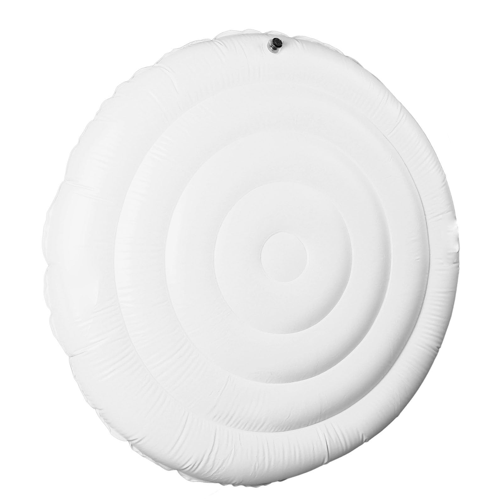 Fockety Inflatable Hot Tub Cover 4.5ft Foldable Protector Heat Retention Round Pool Cover